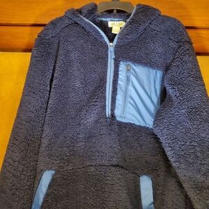 Lake and Trail Sherpa half zip hoodie